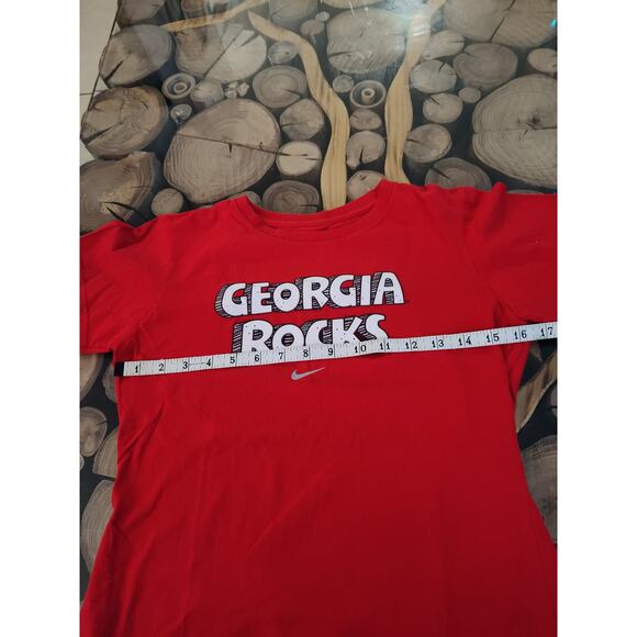 Nike Georgia Bulldogs University School House Rock Style T-Shirt Kids Small 4-5 - Picture 3 of 6